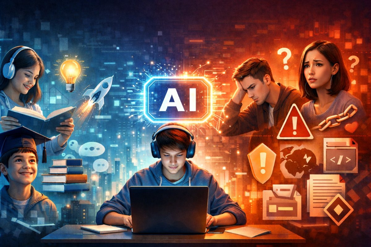 Impact of LLM Use on the Young Generation: Benefits, Risks, and the Future of Learning with AI