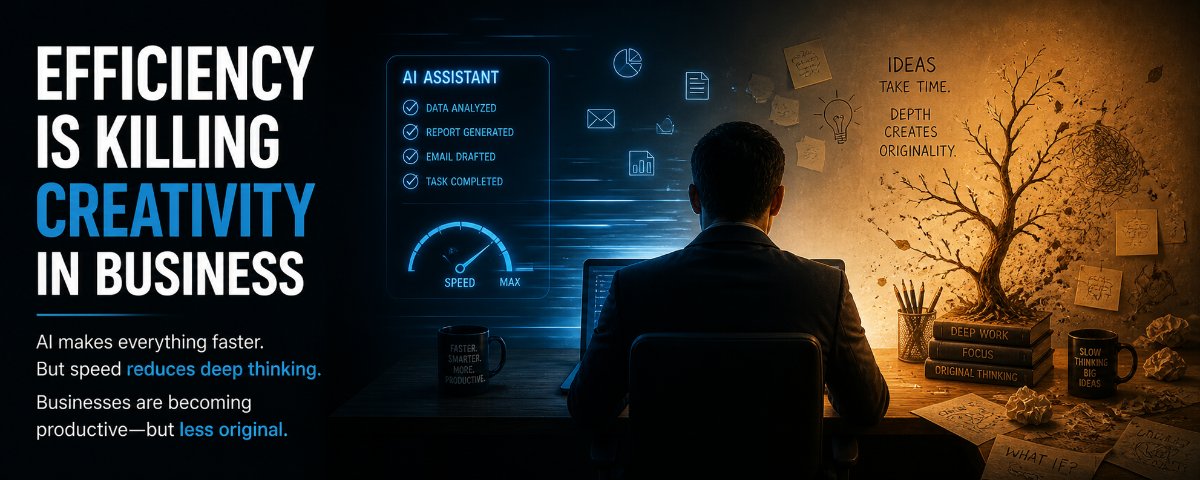 Efficiency Is Killing Creativity in Business