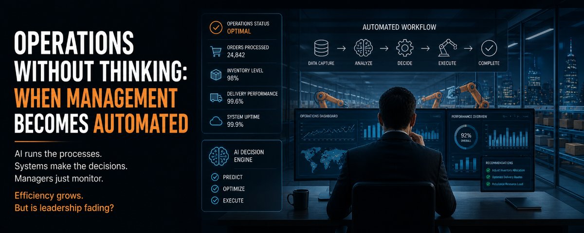 When Management Stops Managing: The Quiet Automation of Operations