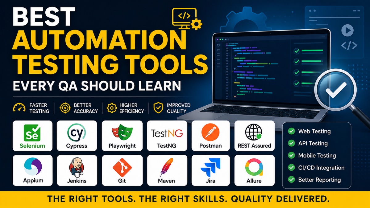 Best Automation Testing Tools Every QA Should Learn