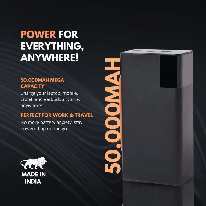 Power Bank 50000mAh: A High-Capacity Solution for Portable Charging